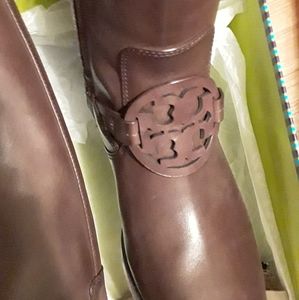 Tory burch brown Miller boots